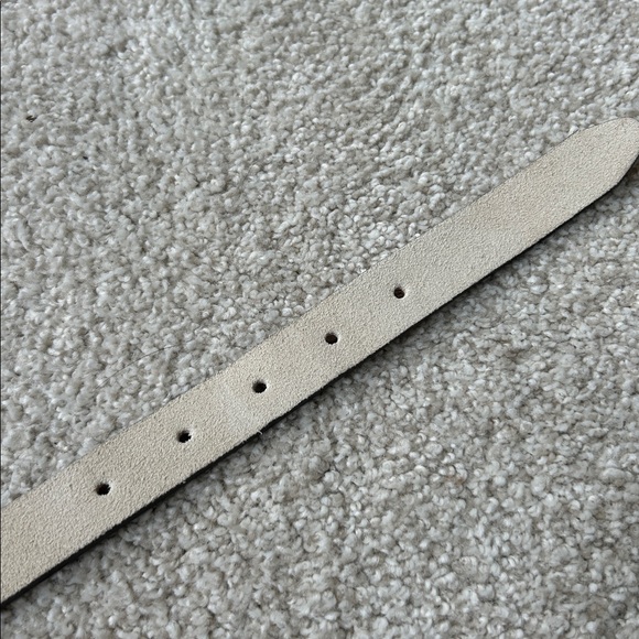 Rag and Bone Greige suede porto belt main image 7